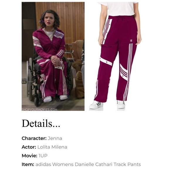 Adidas X Danielle Cathari Track Pants Size 3X Pink Magenta Tricot - Picture 8 of 10